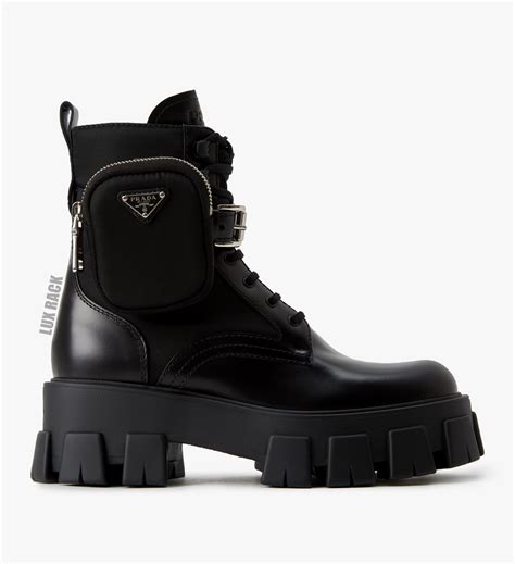 short prada combat boots|Prada ankle boots women's.